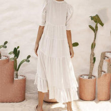 Load image into Gallery viewer, Bohemian Style V-Neck Maxi Vacation Dress