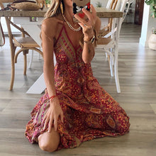 Load image into Gallery viewer, Sexy Bohemia Style Printed Maxi Dress