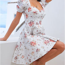 Load image into Gallery viewer, Elegant Floral Printed Mini Dress