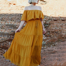 Load image into Gallery viewer, Fashion One-Shoulder Maxi Dress