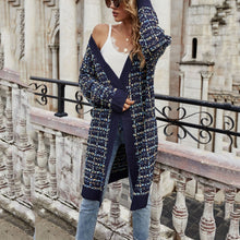 Load image into Gallery viewer, Personalized Fashion Knitted Color Cardigan