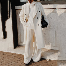 Load image into Gallery viewer, Long Sleeve Woolen Coat