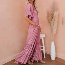 Load image into Gallery viewer, Solid Color Maxi Dress