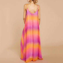Load image into Gallery viewer, Bohemia Style Chiffion Vacation Maxi Dress