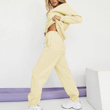 Load image into Gallery viewer, Long-sleeved Hoodie Harem Pants Suit Loungewear