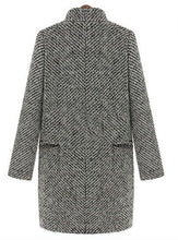 Load image into Gallery viewer, Houndstooth Fashion Coat