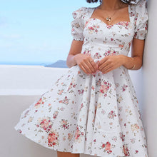 Load image into Gallery viewer, Elegant Floral Printed Mini Dress