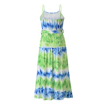 Load image into Gallery viewer, Water Ripple Print Sling Dress