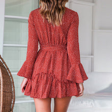 Load image into Gallery viewer, V-Neck Floral Printed Dress