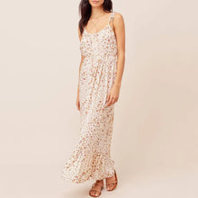 Load image into Gallery viewer, Elegant Sleeveless Ruffle Hem Vacation Maxi Dress
