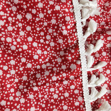 Load image into Gallery viewer, Boho Floral Print Tassel V-Neck Dress