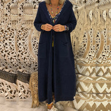Load image into Gallery viewer, Casual Loose Fit Knitted Long Cardigan