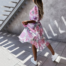 Load image into Gallery viewer, Fashion Floral Print Dress