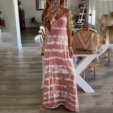 Load image into Gallery viewer, Casual Tie Dye Loose Fit Maxi Dress