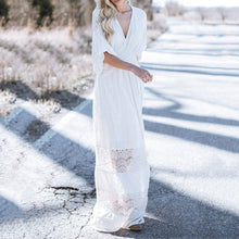 Load image into Gallery viewer, Bohemian Casual Style Beach Vacation Maxi Dress