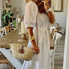 Load image into Gallery viewer, Fashion Shirt Maxi Dress