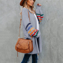 Load image into Gallery viewer, Long Sleeve Sweater Cardigan Coat