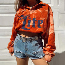 Load image into Gallery viewer, Loose Tie-dye Letter Sweatshirt