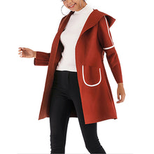 Load image into Gallery viewer, Women's Double Pocket Long Coat