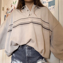 Load image into Gallery viewer, Lapel Pullover Long Sleeve Sweatshirt