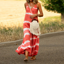 Load image into Gallery viewer, Casual Loose Fit Printed Maxi Dress