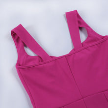 Load image into Gallery viewer, Elegant V-Neck Zipper Bodycon Dress