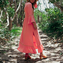 Load image into Gallery viewer, Bohemia Style Tassel Vacation Maxi Dress