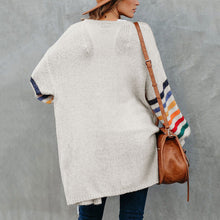 Load image into Gallery viewer, Long Sleeve Sweater Cardigan Coat