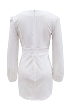 Load image into Gallery viewer, Elegant Solid Color V-Neck Bodycon Dress