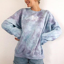 Load image into Gallery viewer, Tie-Dye Casual Round Neck Sweatshirt