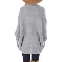 Load image into Gallery viewer, Bat Sleeve Knitted Sweater Coat