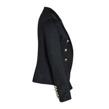 Load image into Gallery viewer, Solid Double-Breasted Slim-Fit Blazer Coat