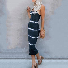 Load image into Gallery viewer, Tie Dye Casual Sleeveless Maxi Dress