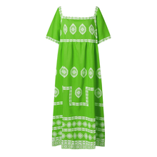 Load image into Gallery viewer, Bohemia Style Short Sleeve Maxi Dress