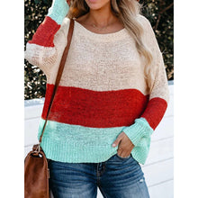 Load image into Gallery viewer, Hedging Stitching Knit Sweater