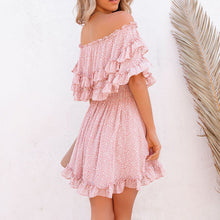 Load image into Gallery viewer, One-Shoulder Printed Dress