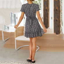 Load image into Gallery viewer, Sexy Deep V-Neck Printed Print Dress