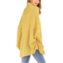 Load image into Gallery viewer, Bat Sleeve Knitted Sweater Coat