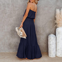 Load image into Gallery viewer, Sexy Off Shoulder Vacation Maxi Dress