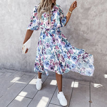 Load image into Gallery viewer, Fashion Floral Print Dress
