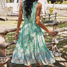 Load image into Gallery viewer, Casual Holiday Style Floral Printed Dress