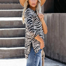 Load image into Gallery viewer, Long Sleeve Leopard Camouflage Sweater