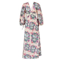 Load image into Gallery viewer, Sexy Hollow Out Printed Maxi Dress