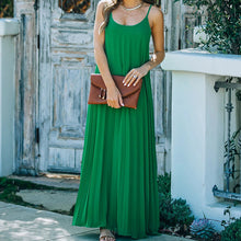 Load image into Gallery viewer, Casual Loose Fit Solid Color Maxi Dress
