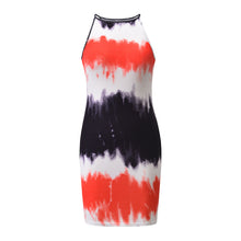 Load image into Gallery viewer, Tie-Dye Sleeveless Bodycon Dress
