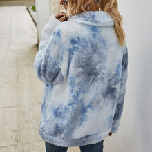 Load image into Gallery viewer, Tie-dyed Fur Coat