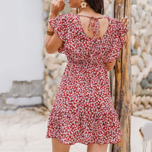 Load image into Gallery viewer, Round Neck Printed Dress