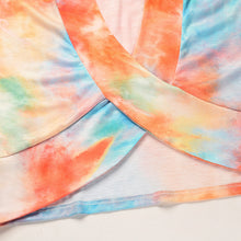 Load image into Gallery viewer, Gradient Tie-dye Long-sleeved Print Top