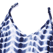 Load image into Gallery viewer, Printed Graffiti Stripe Sling dress