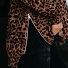Load image into Gallery viewer, Long Sleeve Leopard Camouflage Sweater